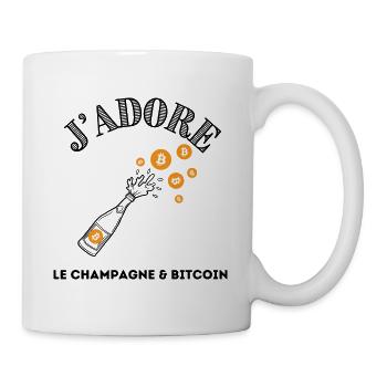 Bitcoin blockchain - Mug - white - Right