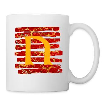 Bande E 232 N - Mug blanc - blanc - Droite