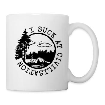 JE SUIS NUL À CIVILISATION 2 - Mug blanc - blanc - Droite