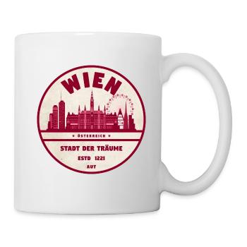 Vintage Vienna Austria - Mug - white - Right
