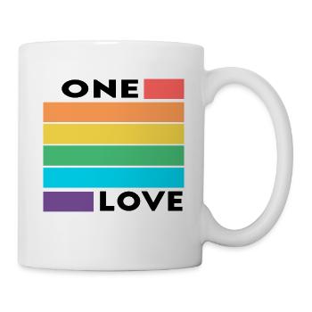 LGBTQ Un amour - Mug blanc - blanc - Droite