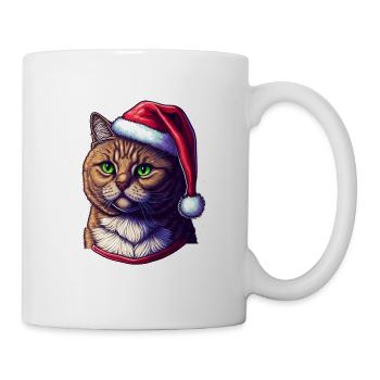 Perfect Winter cat digital illustration, a great - Mug - white - Right