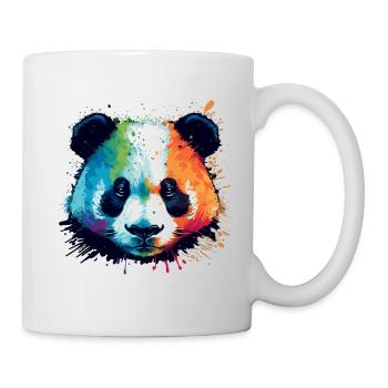 Aquarelle Coloré Panda Illustration - Mug blanc - blanc - Droite
