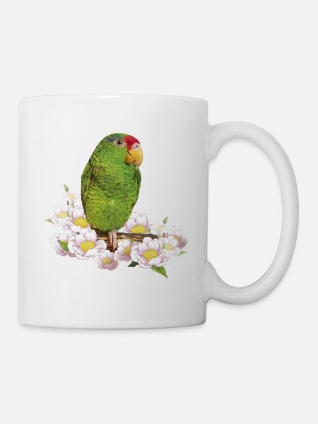 Der Tamaulipas-Papagei - Tasse - Weiß