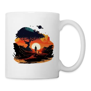 Nicht von dieser Welt - Tasse - Weiß - Rechts