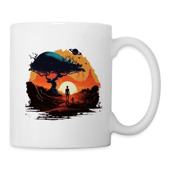 Arbre extraterrestre - Mug blanc - blanc - Droite
