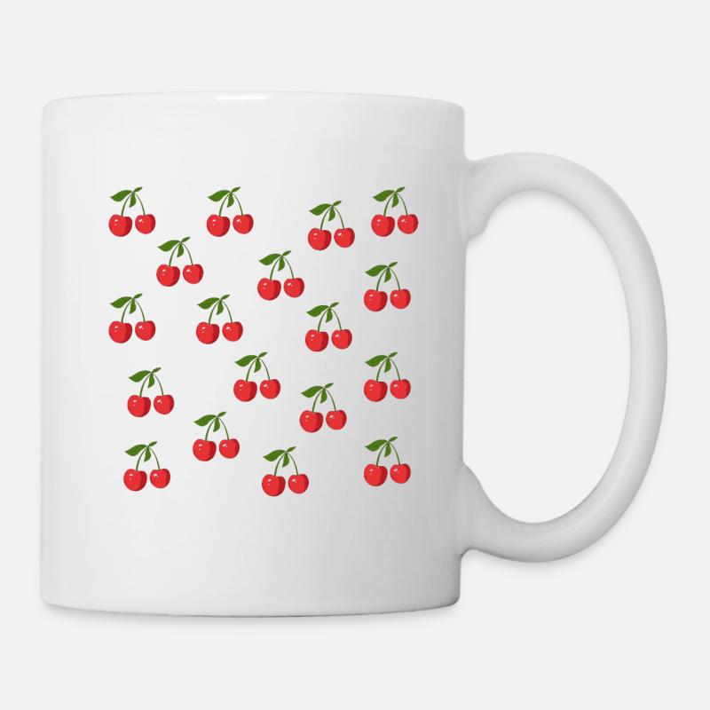 CHERRY - Mug blanc - blanc