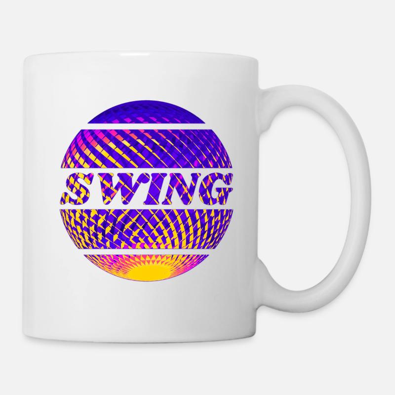 Balle Swing Disko - Mug blanc - blanc
