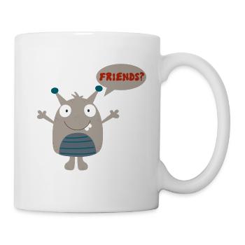 Freunde - Tasse - Weiß - Rechts