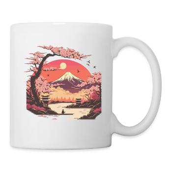 Cherry Blossom Landscape - Mug - white - Right