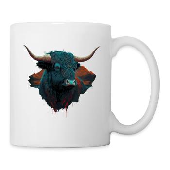 Yak Bull Head - Mug - white - Right