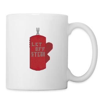 DAMPF ABLASSEN - Tasse - Weiß - Rechts