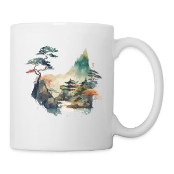 Temple Landscape - Mug - white - Right
