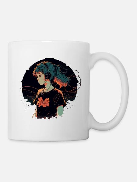 Mädchen - Tasse - Weiß