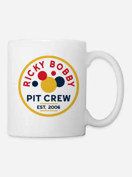 Ricky Bobby Pit Crew - Tasse - Weiß