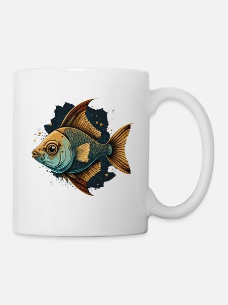 Poisson à l’état sauvage - Mug blanc - blanc