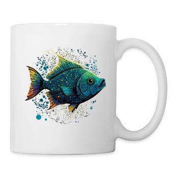 Fish with an open Mouth - Mug - white - Right