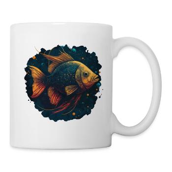 Colored Fish Illustration - Mug - white - Right