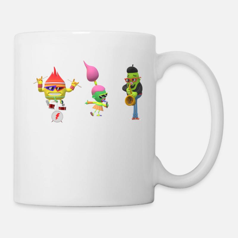 crazy band - Tasse - Weiß