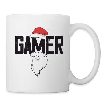 Gaming Santa Santa Beard Beard Gamer - Mug - white - Right