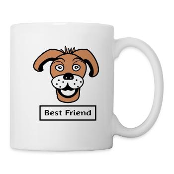 Best Friend - Tasse - Weiß - Rechts