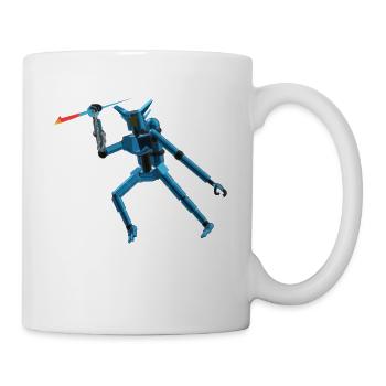 Peaceful robot - Mug - white - Right