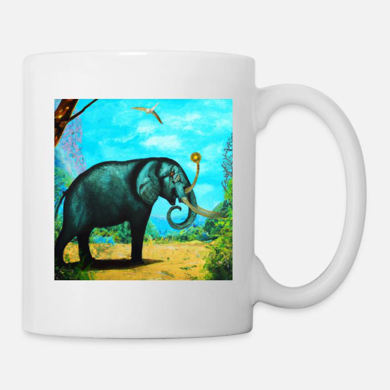 help_for_elephants_01 - Tasse - Weiß