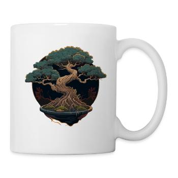 Bonsaï cultivé - Mug blanc - blanc - Droite