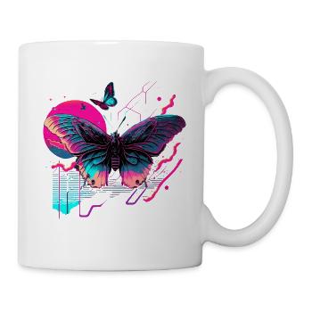 Dreams of Neon Butterfly - Mug - white - Right