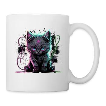 Hyper Cat - Mug blanc - blanc - Droite