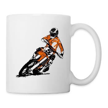 Moto Cross - Motocross - Supercross - Mug - white - Right