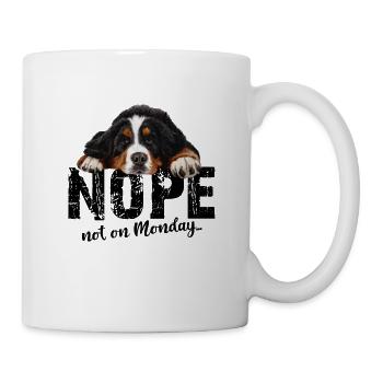 Berner Sennenhund - Tasse - Weiß - Rechts