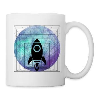 Rocket launch - Mug - white - Right