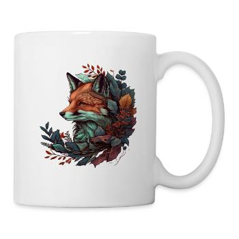 Fox Tattoo Gift - Mug - white - Right