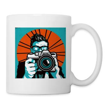 Pop Art Photographer - Mug - white - Right