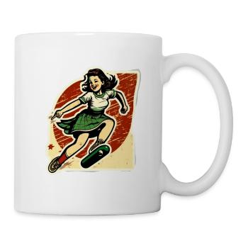 Skater Girl - Mug - white - Right