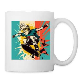 Skater Boy - Mug - white - Right
