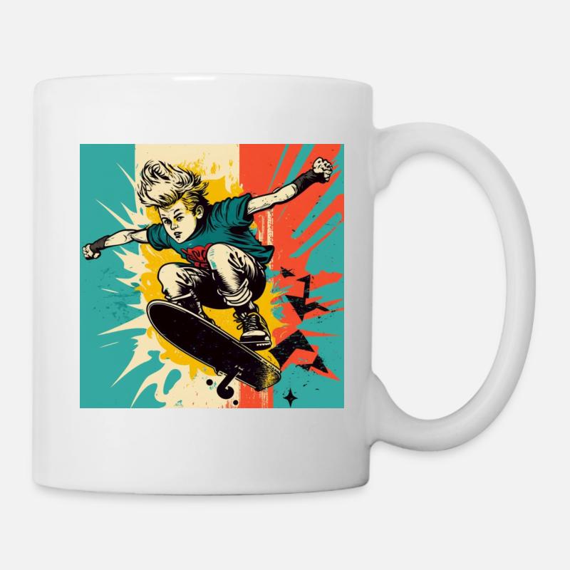 Skater Boy - Mug - white
