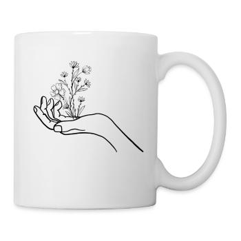 Hands of Life - Tasse - Weiß - Rechts