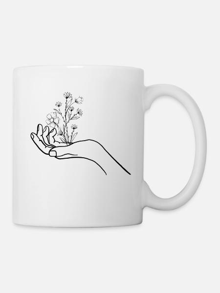 Hands of Life - Tasse - Weiß