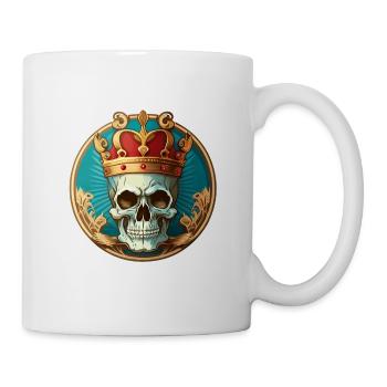 King Skull - Mug - white - Right