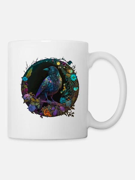 Le Corbeau - Mug blanc - blanc