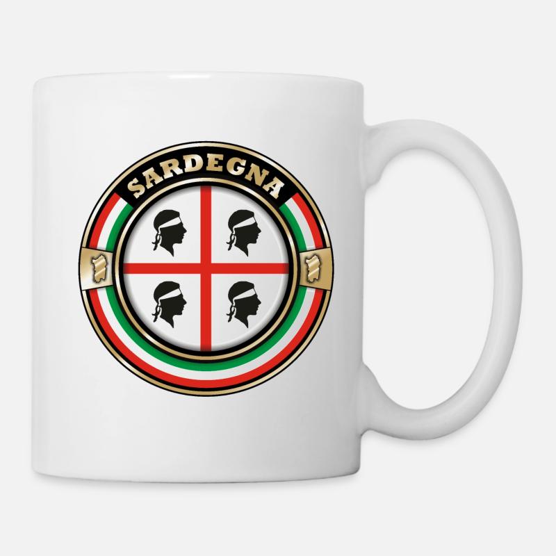 Emblem Sardiniens - Tasse - Weiß