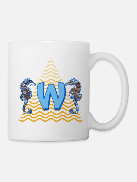 seepferdchen e 262 w - Tasse - Weiß