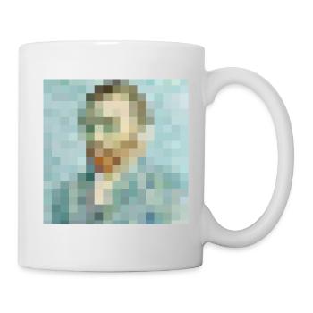 Van Gogh but only at second glance - Mug - white - Right