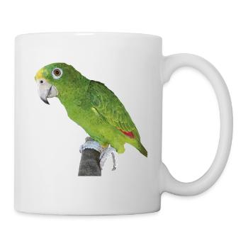 Der Amazonas-Königspapagei - Tasse - Weiß - Rechts