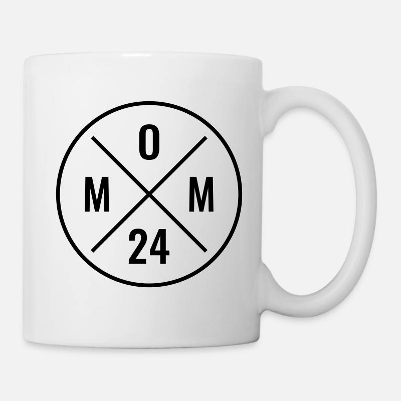 Mom 24 Baby Geburt Mutter Muttertag Mama 2024 - Tasse - Weiß