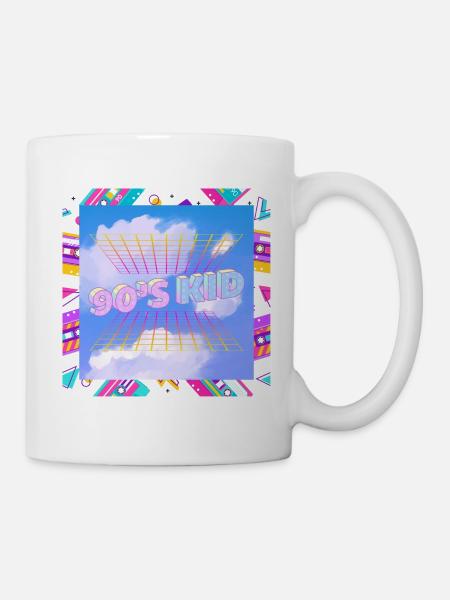 Retro 90s kid - Mug - white