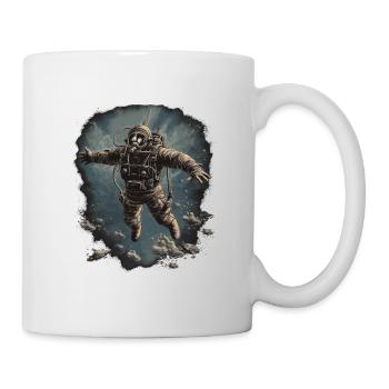 Taucher - Tasse - Weiß - Rechts