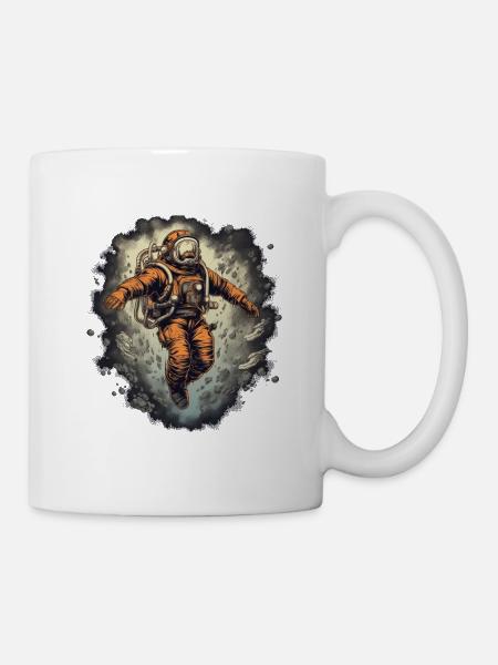 Taucher - Tasse - Weiß
